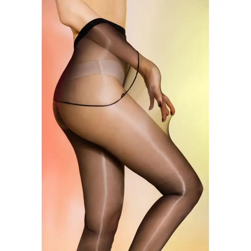 

40-52kg Girls New Design Traceless Transparent Waist Stockings Aurora Silk Slippery Women Sexy Silky Oil Bright Pantyhose Tights