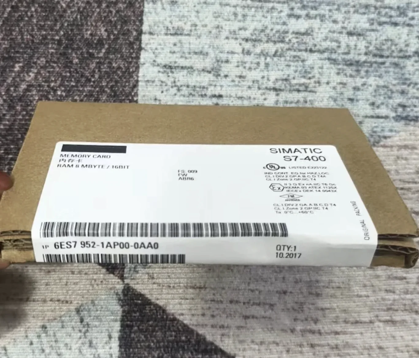 

6ES7 952-1AP00-0AA0 КАРТА ПАМЯТИ 6ES79521AP000AA0