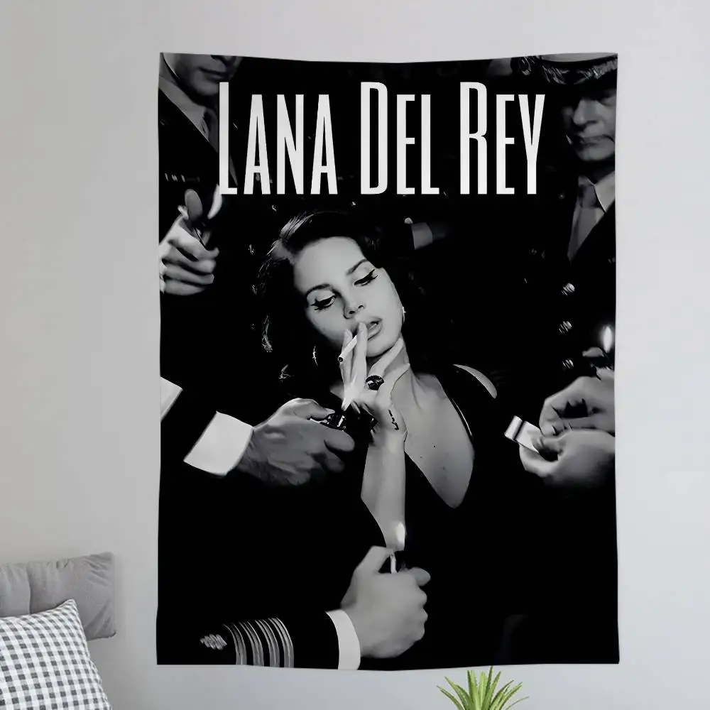 Singer L-Lana Del Rey Hanging Bohemian Tapestry Bohemian Wall Tapestries Mandala Kawaii Room Decor