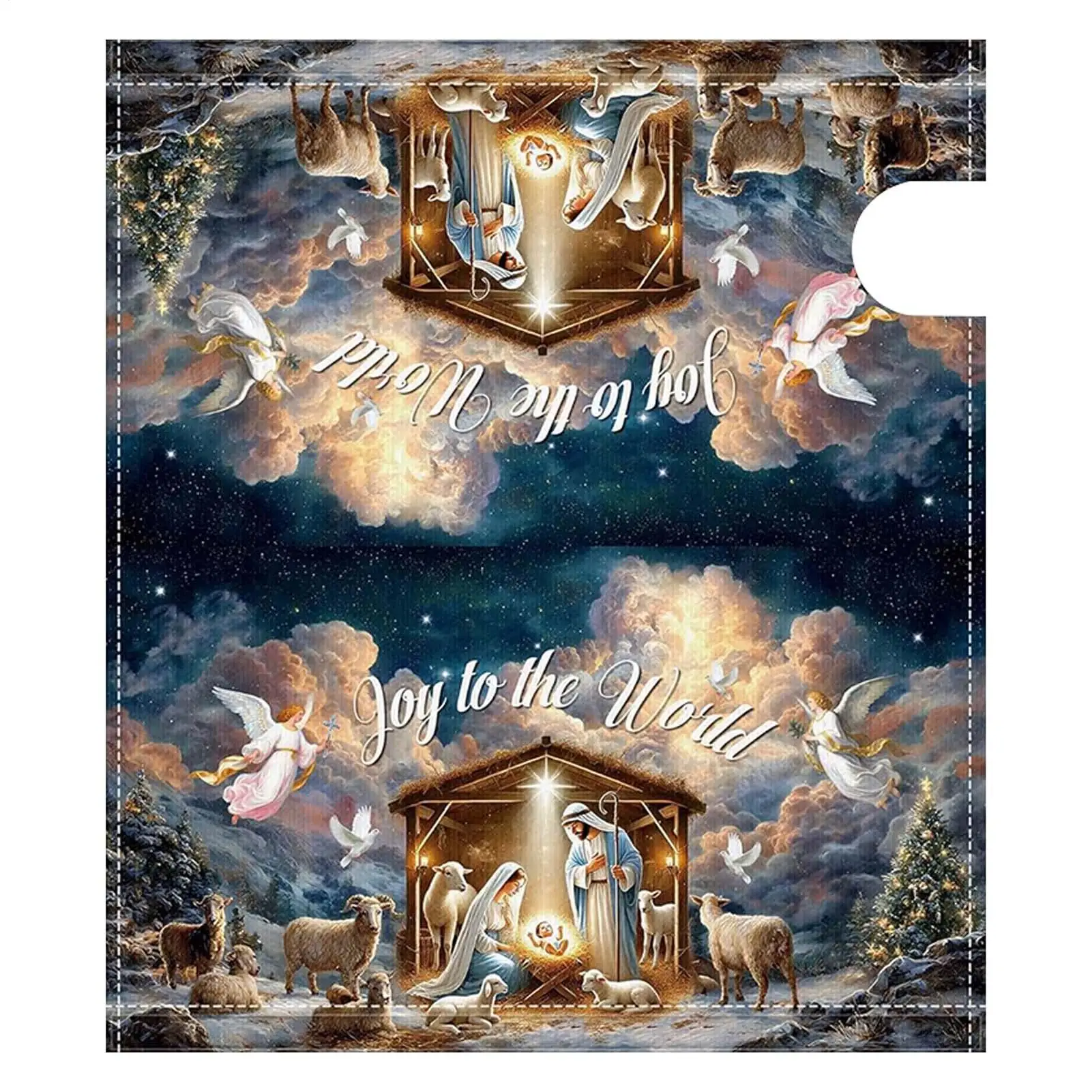 Nativity Scene Mailbox Cover Winter Holiday Religious Magnet Mailbox Cover Christmas Nativity For Suburban Farmhouse Park