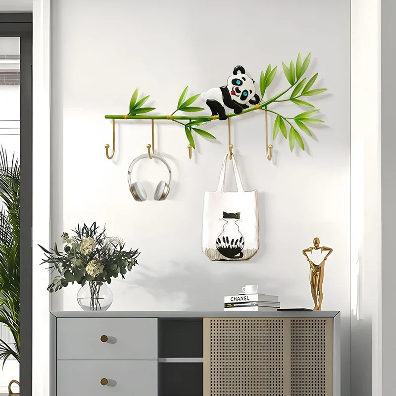 

Modern Coat Racks Minimalist Hanger Luxurious Creative Coat Racks Panda Bamboo-shaped Porte Manteaux Living Room Furniture