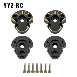 44g Black Coating Brass Rear Outer Portal Housing Metal For Redcat Ascent-18 Rc Car Upgrade Parts Crawler Accessories 1/18 Scale