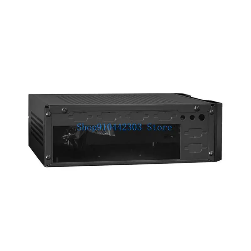 MX02 Mini Desktop Case Mini ITX Chassis HTPC Case Support 2.5inch Hard Disks Space Efficiency Cooling