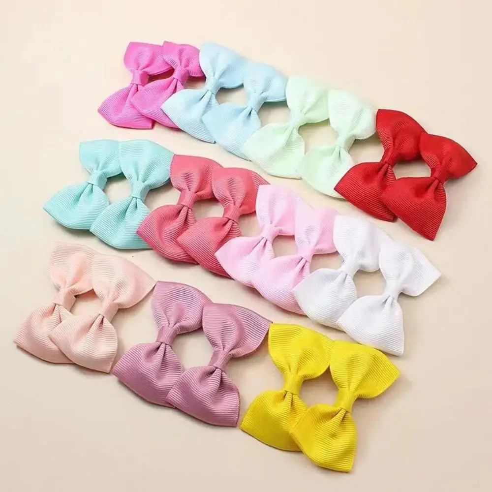 22pcs Bow Hair Clips Ins Cute Style Female Hair Clips Children Hair Clips Decorative Headdresses