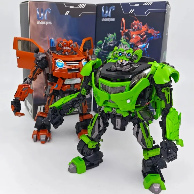 

UT Transformation Unique Toys UT-R07 UT R07 R08 UT-R08 13cm Mudflap Dumber Trax Twins Alloy Action Figure Robot
