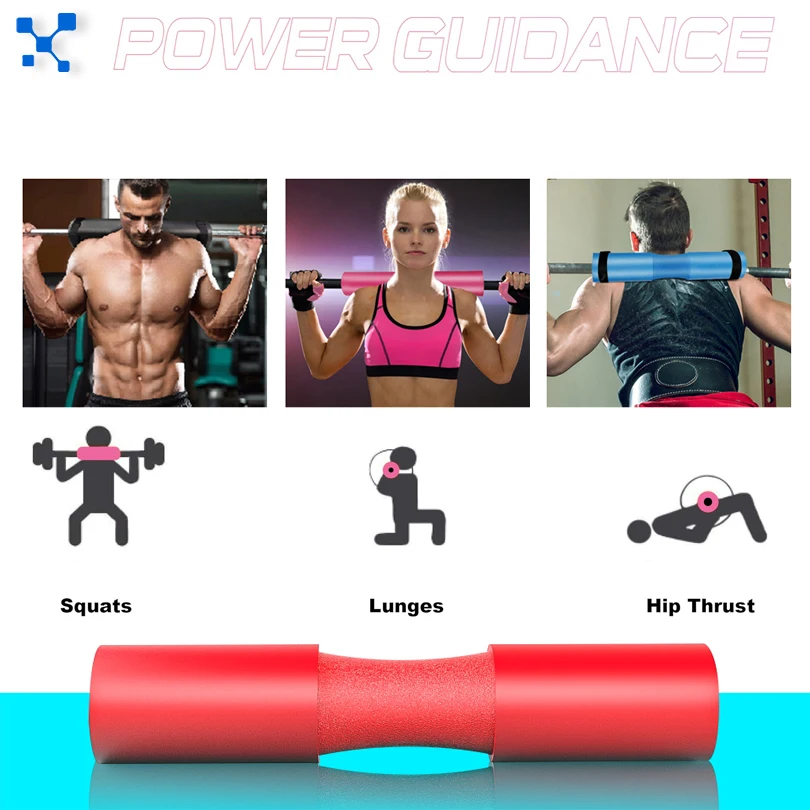 

Non-Slip Barbell Shoulder Pads, Fitness, Weightlifting, Squat, Dumbbell, Neck Support, Protection Pad, Strength Training，Sponge