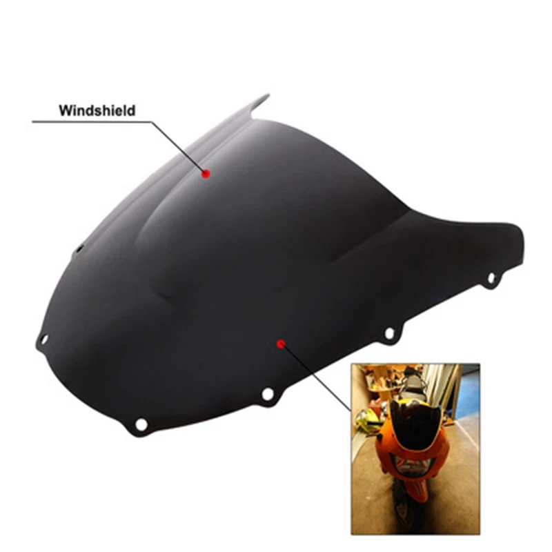 Motorcycle Windscreen Windshield Windshield Deflector Motorcycle Accessories for ZX9R 9R 1998 1999