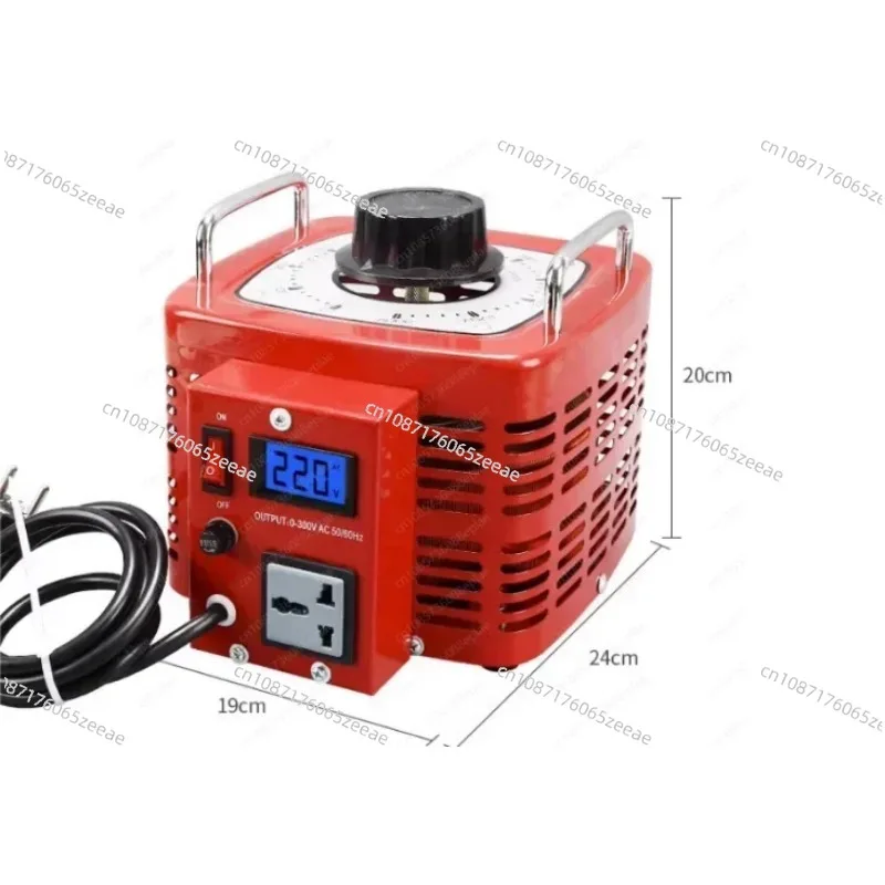 APS-3000W 3 KW 220V Variac Variable Transformer Voltage Regulator Single-phase Adjustable 0-300V AC Regulating Power Supply