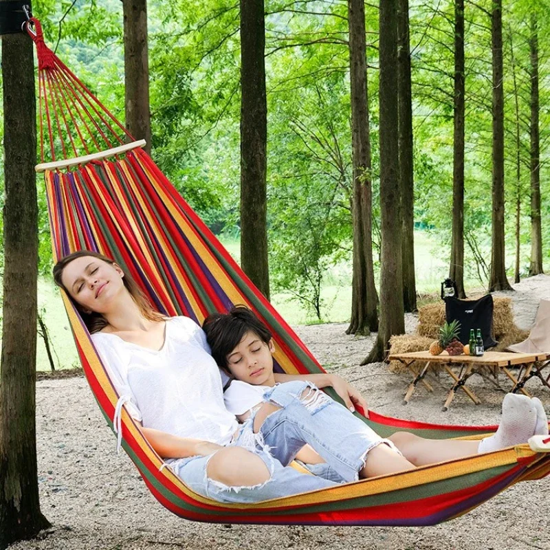 Outdoor Swing Spring Outing Picnic Net Pocket Anti-Flip Dormitory Bedroom Student Tree Chair Hammock amaca para bebe