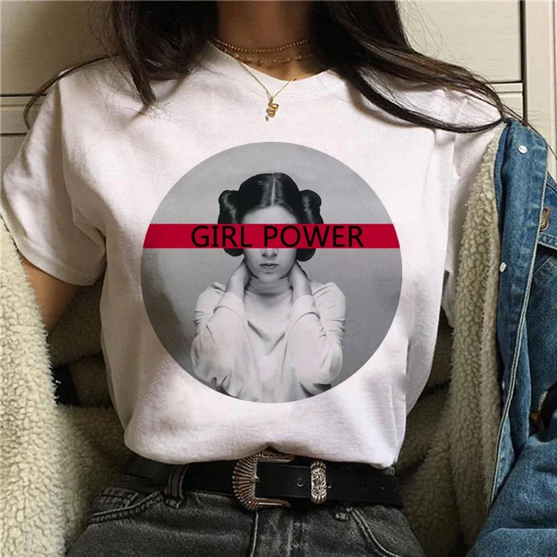 Harajuku Women Tshirt Feminists Tops Women Feminism GRL PWR Ullzang Tee Girl Power Retro Graphic T Shirt Grunge Aesthetic Ladies