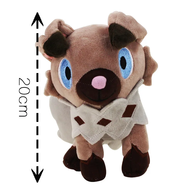 Pokemon 20cm New Product Rock Dog Plush Doll Pocket Monster Series Plush Toy Children's Gift Series Christmas Gift