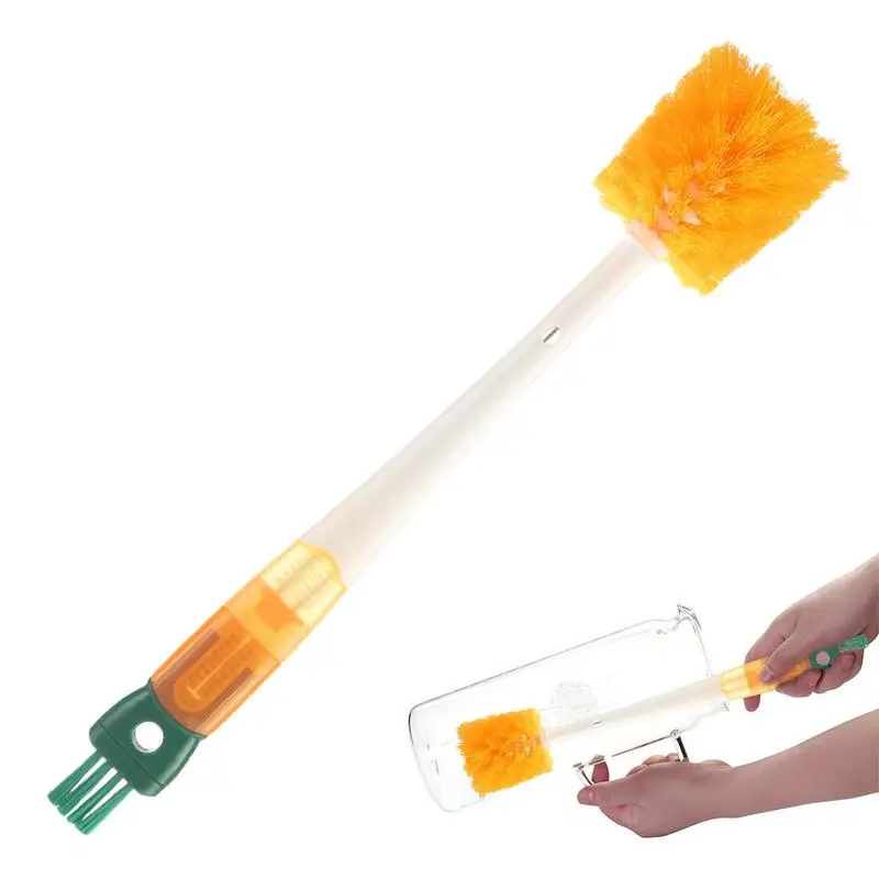 

Long Handle Bottle Cleaner Brush 5 In 1 Multifunctional Cup Cleaning Brush Water Bottles Clean Tool Water Bottle Cleaner Brush