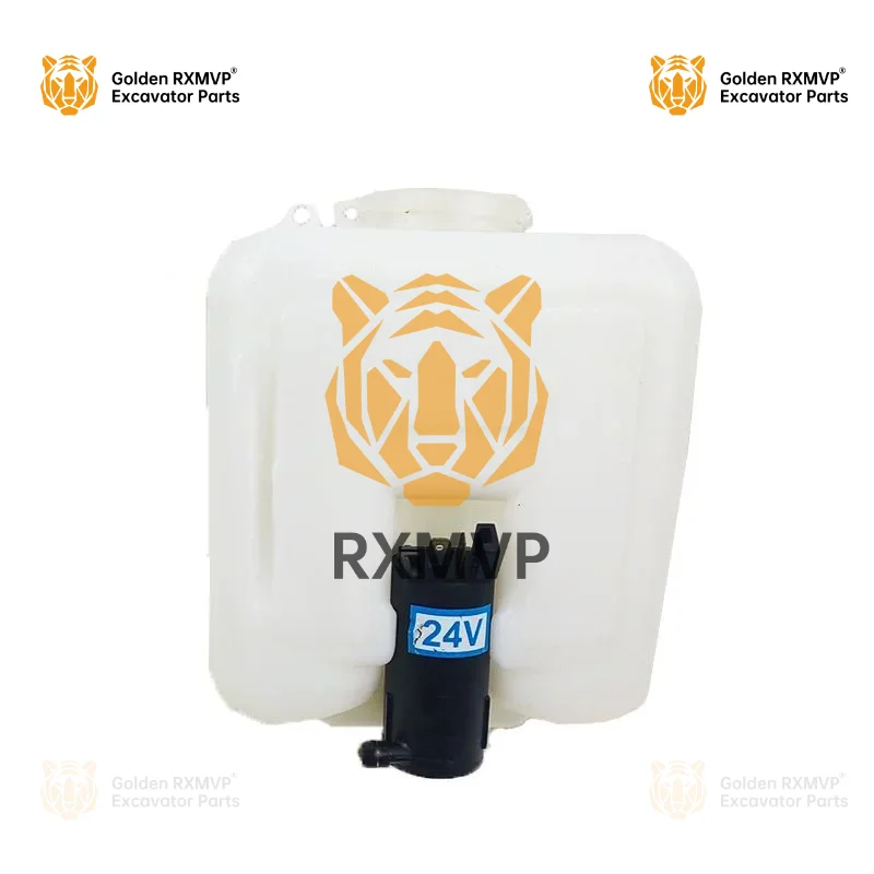 For Komatsu PC60-7 wiper spray kettle washing kettle auxiliary water tank cover accessories, water tank excavator accessories