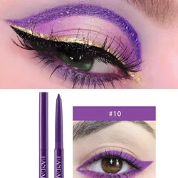 Matte Colorful Eye Liner Pen Cream 20 Colors Eyeliner Gel Pencils Option Easy To Wear Make Up Cosmetics White Yellow Blue Purple