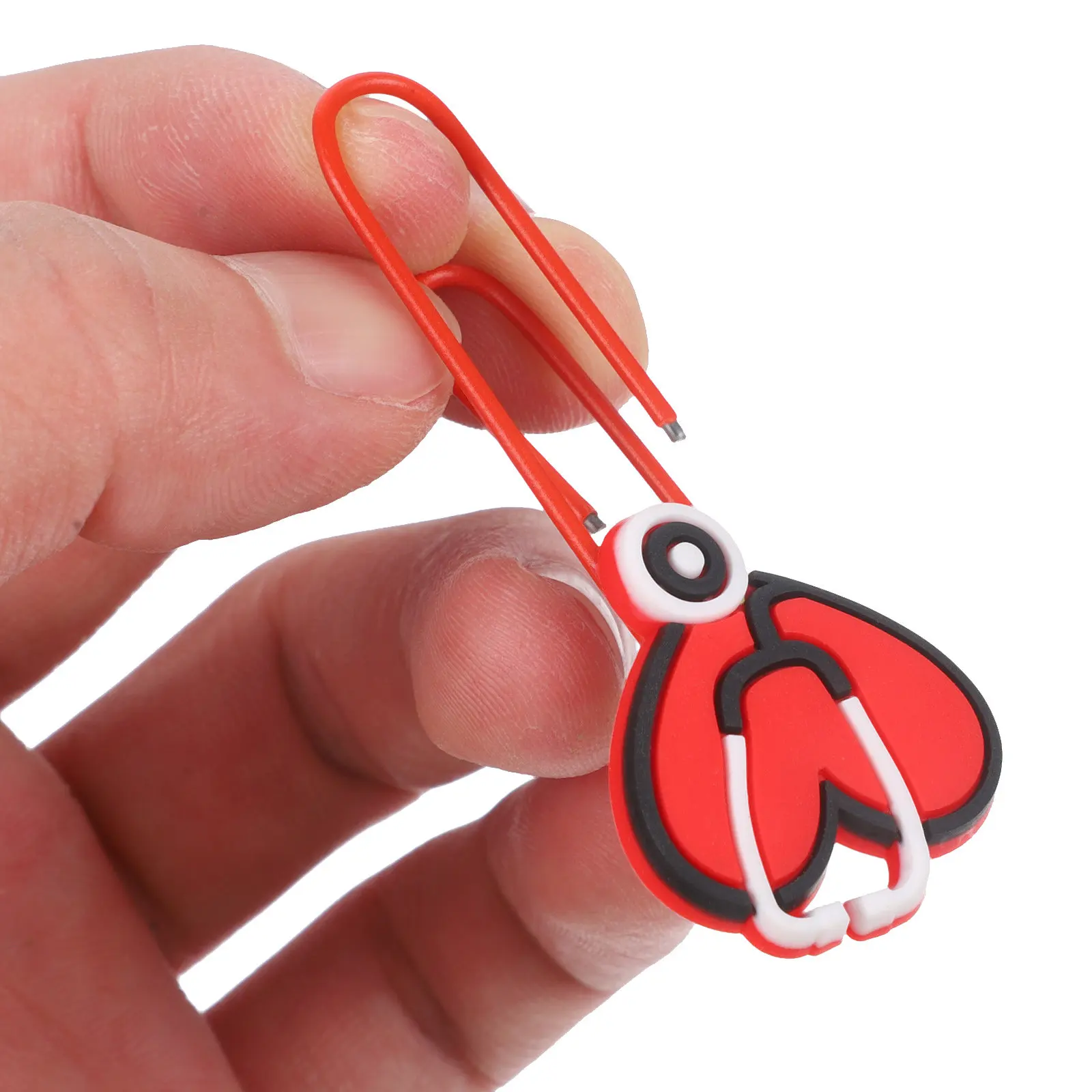 

10Pcs Delicate Paper Clips Cute Bookmark for Girls Bright Book Marking Clips Festival Party Favors School Rewards Office Decor