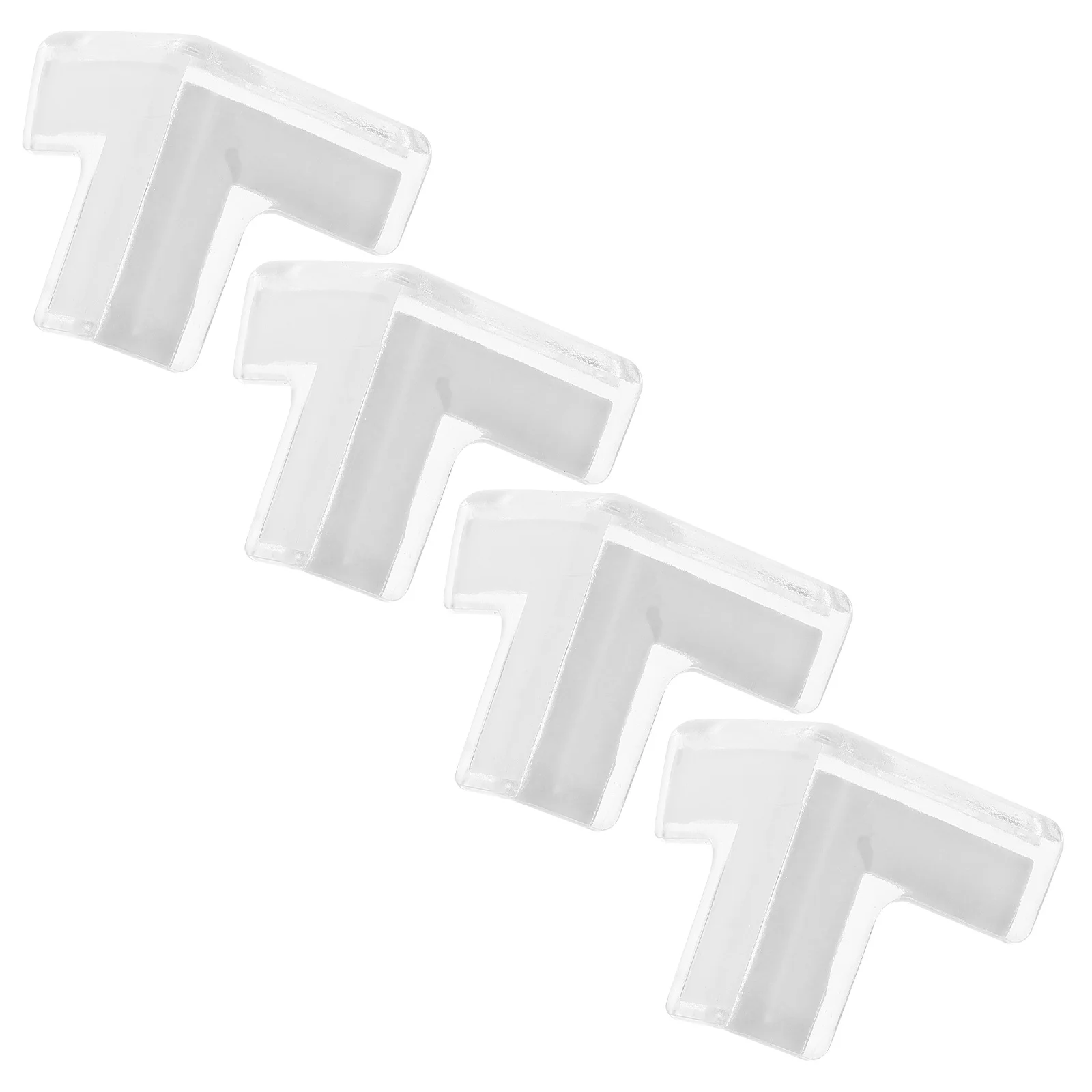 

4Pcs Clear Corner Protectors Transparent Baby Safety Bumpers Furniture Edge Guards for Tables Desks Dressers Home Protection