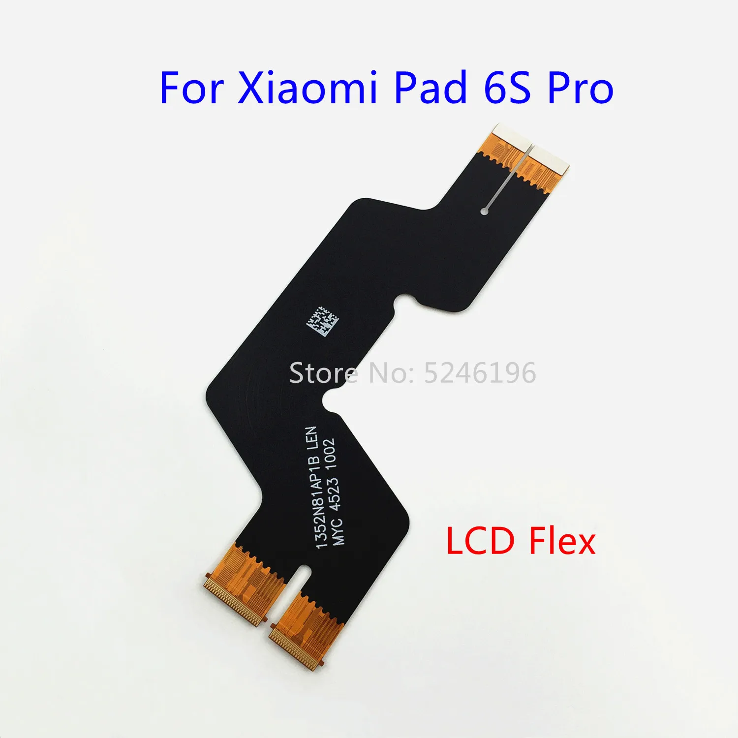 

1 шт., разъем гибкого кабеля ЖК-дисплея для Xiaomi Mi Pad 6S Pro Xiaomi Pad 6S Pro 12,4 дюйма, запасная часть. ﻿