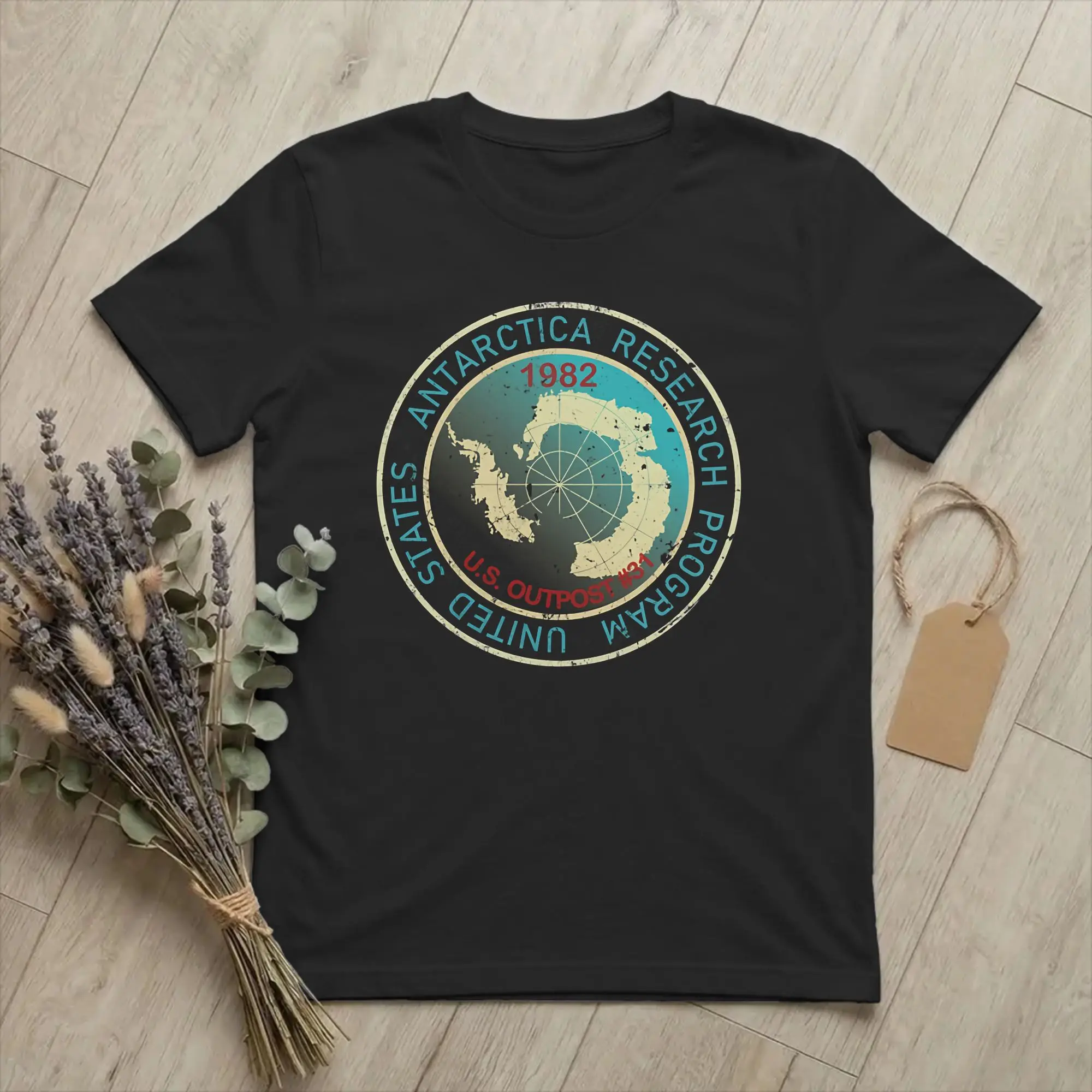 Men's MacReady Antarctica Research Program T Shirts Outpost 31 Cotton Clothing Creative Short Sleeve Round Neck Tees T-Shirts