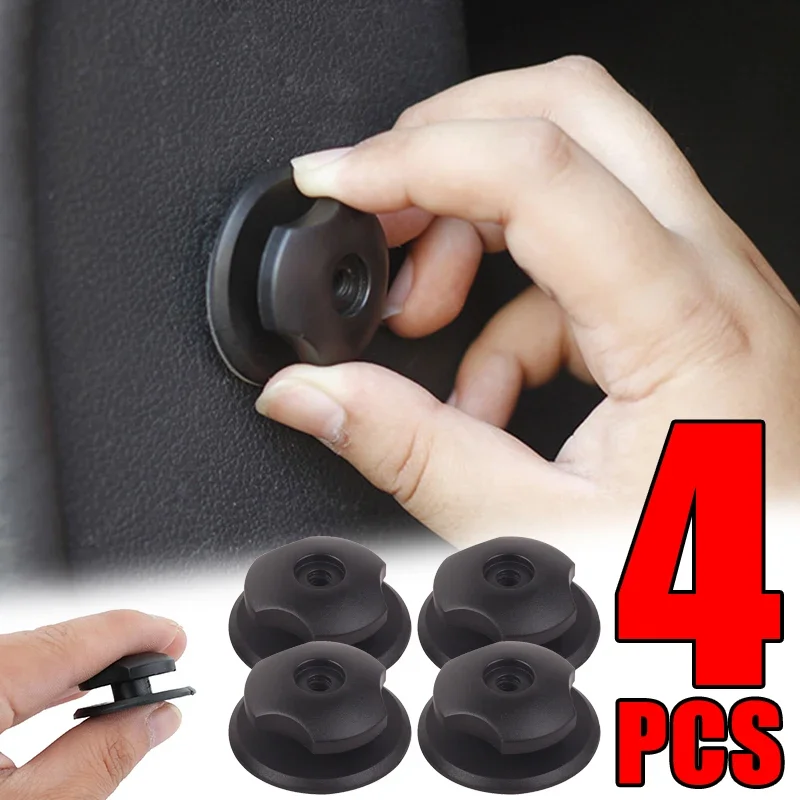 

4 pcs/set Car Organizer Clips Rear Trunk Storage Net Hooks Universal Auto Interior Loop Fastener Car Accessories Interior Decor