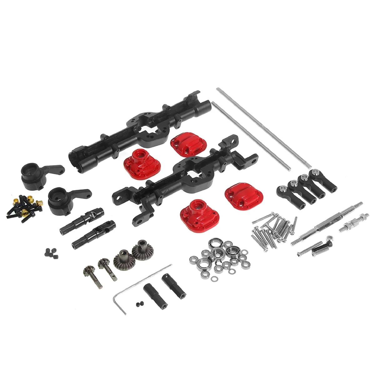 For MN Model 1:12 D90 D91 D96 98 99S RC Car Spare Parts Metal Upgrade Gear Rotating Assembly Kit