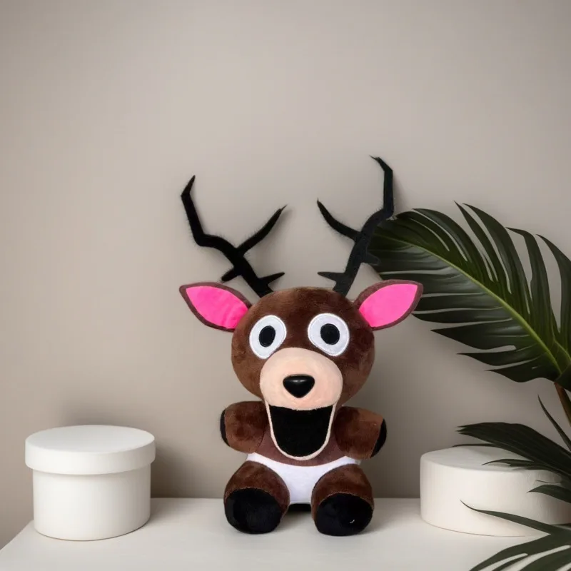 New 99Nights Plush Doll Toy 27CM Cartoon Cute Soft 99 Nights Elk Plush Dolls Toy Horror Game Periphery For Kid Halloween Gift