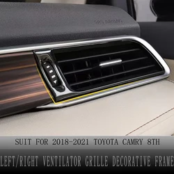 Left/right Air Panel for Toyota Camry 8th Gen 2018 2019 2020 L/R Ventilator Grille Decorative Frame Trim Car Interior Accessorie