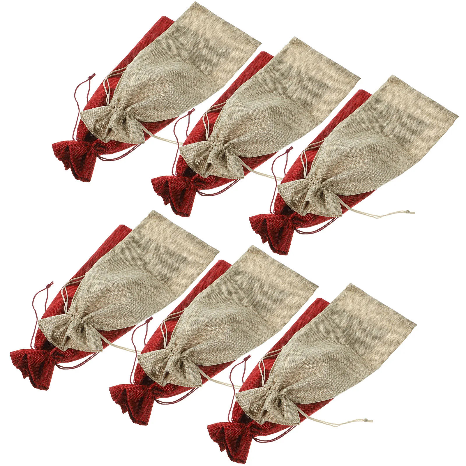 

12Pcs Wine Bottle Bags Drawstring Pouches for Gifts Exquisite Workmanship and Chic Wine Bag Bags with Drawstring