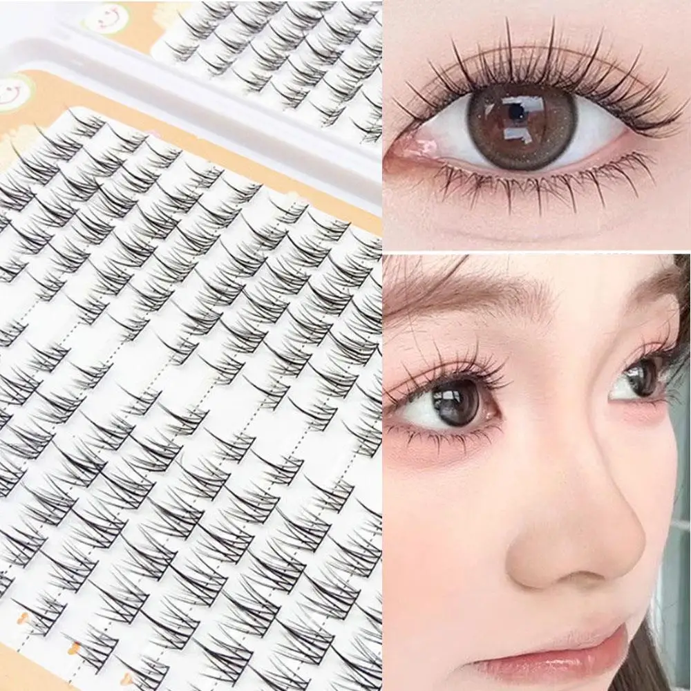 32 rangées/384 grappes segmentées sans colle faux cils grande capacité cils paresseux Extension de cils individuelle outils de maquillage
