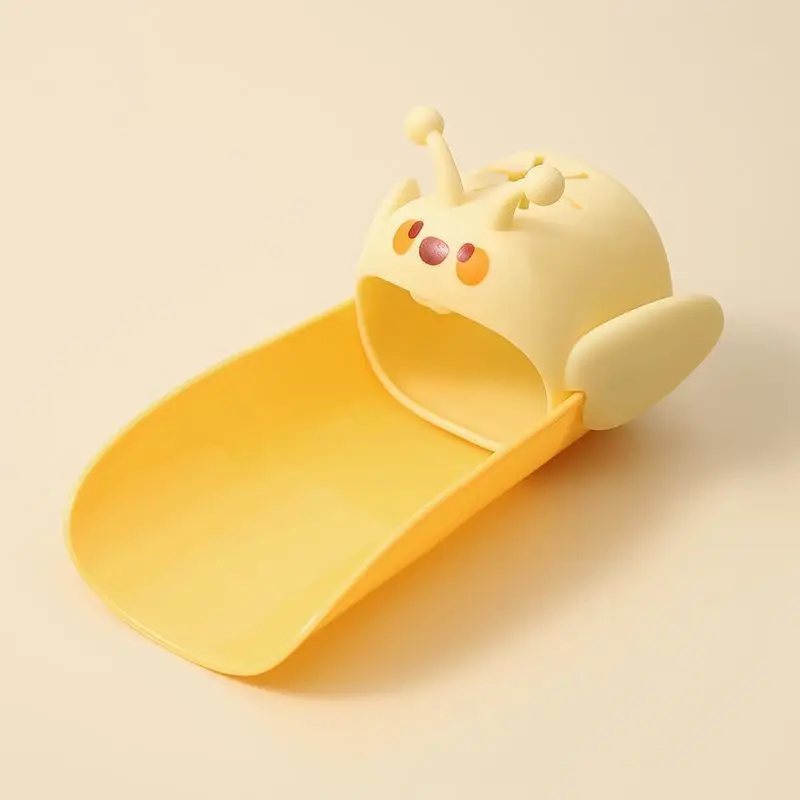 الكرتون النحل سيليكون الحنفية موسع الاطفال غسل اليد مساعد صنبور تمديد للمطبخ الحمام رياض الأطفال #6