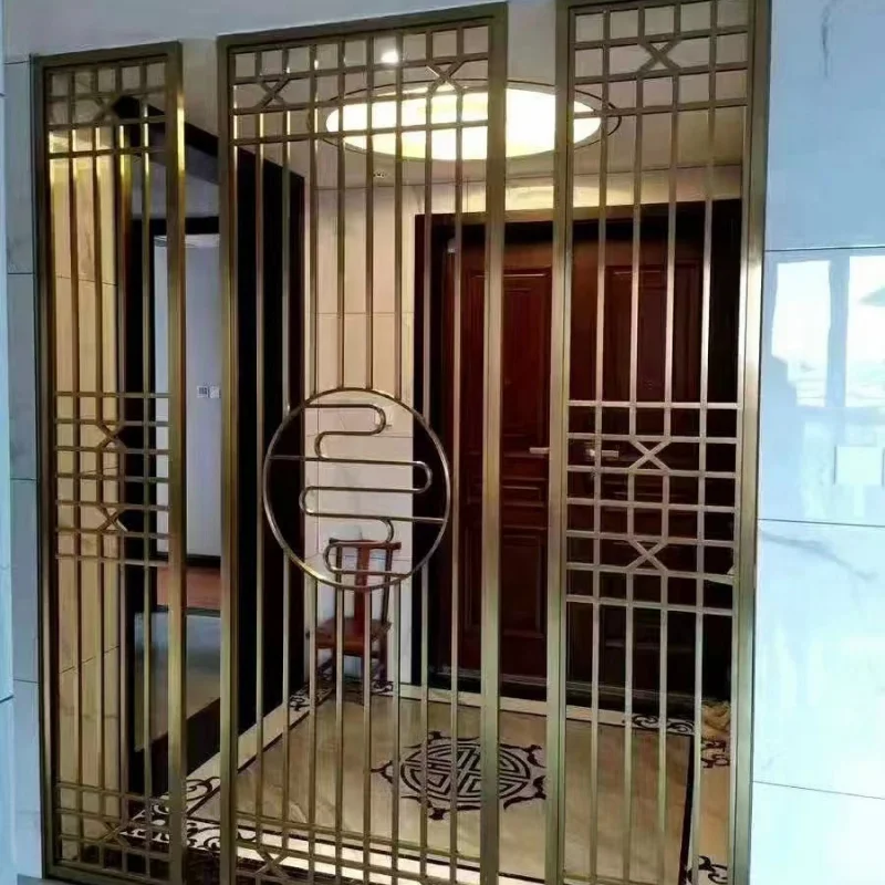 Personalizado Laser Corte Interior Partition Screen, Decoração De Metal Personalizado