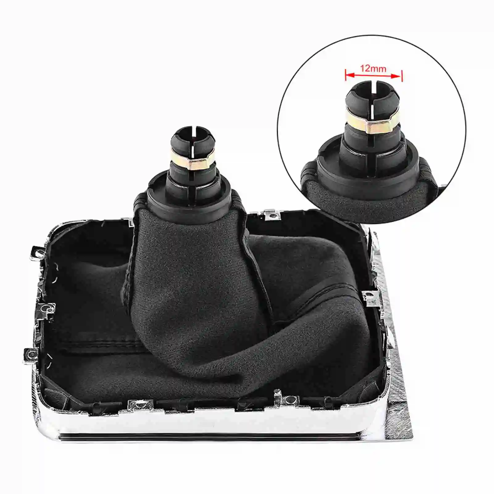 6 Speed Car Gear Shift Knob Stick Gaiter Boot Frame Kit 3AA711113A For VW Passat B7 B7 2011-2012