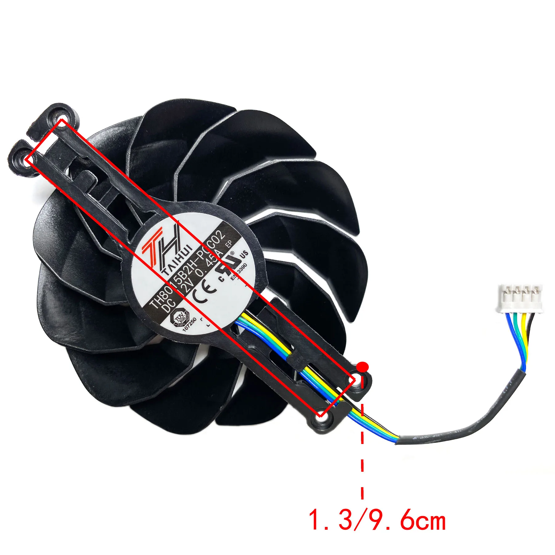 Ventilador de substituição do cartão gráfico, GALAX, GeForce, RTX3060, LHR, 12GB, Mini OC, Novo