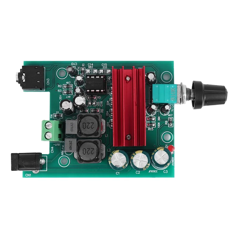 A72T Power Amplifier Board High-Sensitivity Mono TPA3116 Subwoofer Amplifier Module With NE5532 OPAMP
