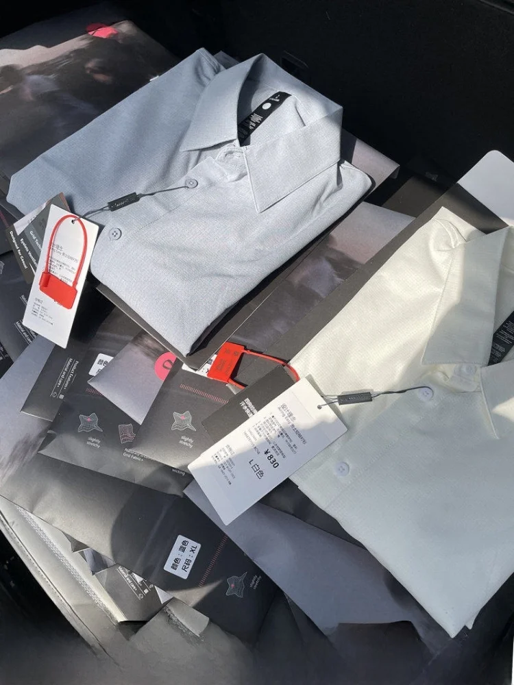 

Traveler High Performance 3D Tailored Spring 2026 Me Breathable Lightweight Long Sve Men's irt Casual Sle Stand Fit