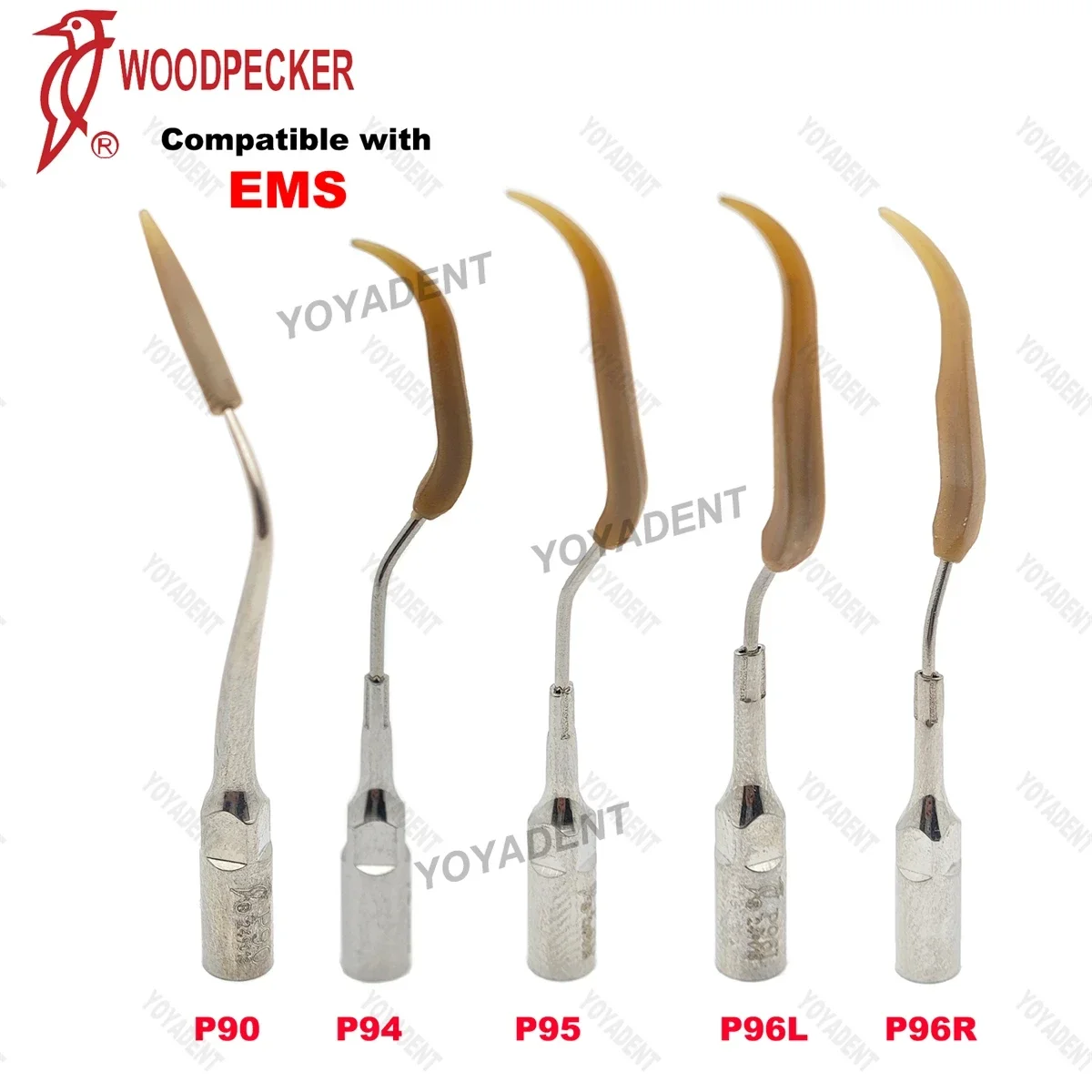 Woodpecker Dental Ultrasonic Scaler Tips lmplant Maintenance Tips P90 P94 P95 P96L P96R Fit EMS Scaler Handpiece