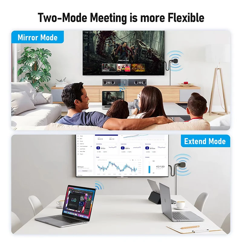 4K 60 Гц Windows HDMI-совместимый зеркальный ТВ-ключ 5G беспроводной Wi-Fi адаптер дисплея для android IOS Mac Window Miracast Airplay