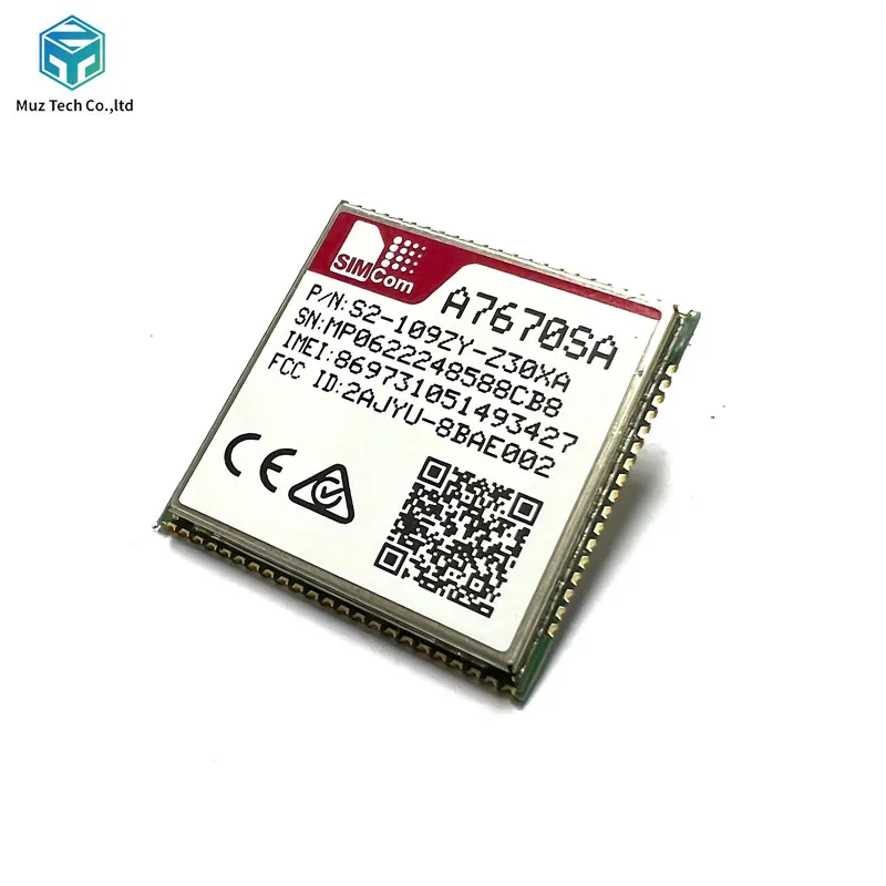 

Wholesale Original SIMCOM Module A7670SA-FASE with GNSS+BT A7670SA-LASE without GNSS+BT LTE CAT1 4G 2G Voice