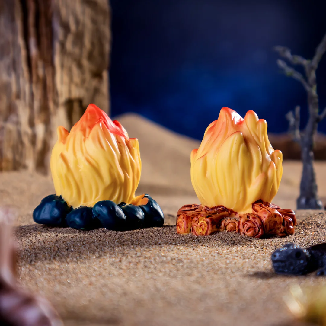 Fairy Garden Resin Bonfire Micro Landscape Decoration Dollhouse DIY Mini Figurines Artificial Craft Ornament Campfire Miniature - Image 4