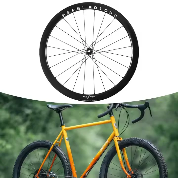 

Ferei Gravel Wheelset 700C Колеса для шоссейного велосипеда Дисковый тормоз Велосипедное колесо из углеродного волокна