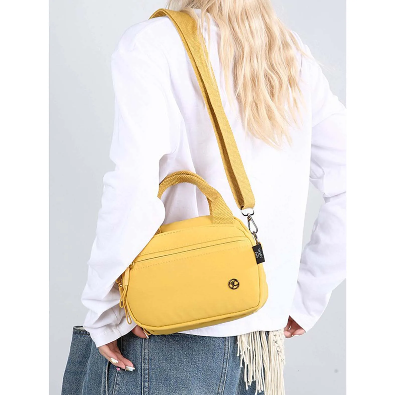 

Women's bag, fashionable and versatile small bag, mobile phone bag, lightweight and casual Oxford cloth handbag, daily work shou