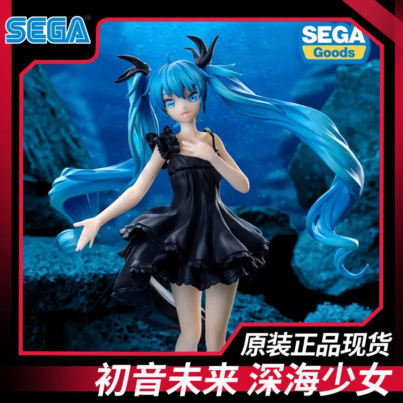 

SEGA Action Figures Hatsune Miku Models Project Diva Dolls Toys for Boys Birthdays Gifts Kawaii Japanese Collect Anime Figure