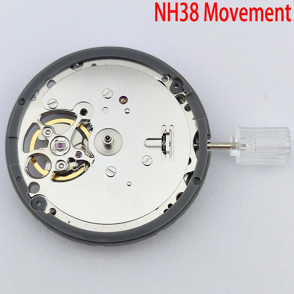 

Japan Original NH38 Movement 24 Jewels Automatic mechanical High Accuracy Watch Movement Mechanism NH38 Automatic Movement Mod