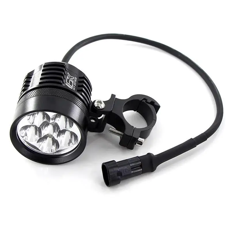 Plug&Play Headlight LED Motorcycle Motorbike 12000LM Moto Spotlight Waterproof Fog Spot Motos Bulb Super bright+Flash controller