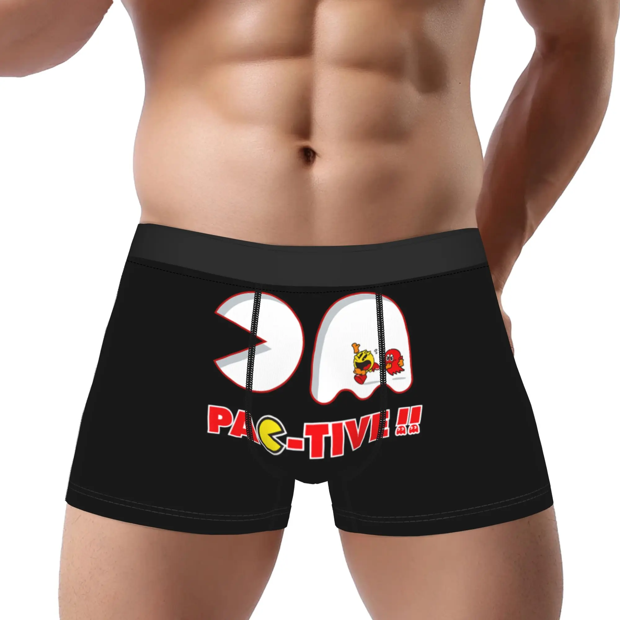 

adults 18 plus Bandai PAC MAN PAC TIVE!! (2) boxers Underpants Homme Panties Men's Underwear Ventilate Shorts Boxer Briefs