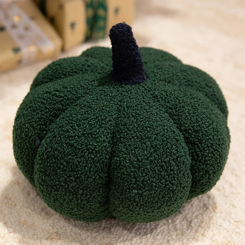 Cute Pumpkin Throw Pillow/Cushion 3D Holiday Pillow Polka Dot Pumpkin Pillow Fluffy Filling Pillow Plush Pillow Holiday