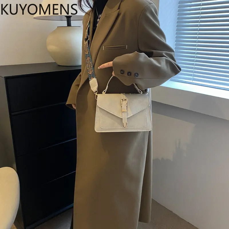 Korean Style Fashion Shoulder Bag Ladies Handbags And Purses Chain Strap Crossbody Bags For Women Solid Pu Leather Cross Body