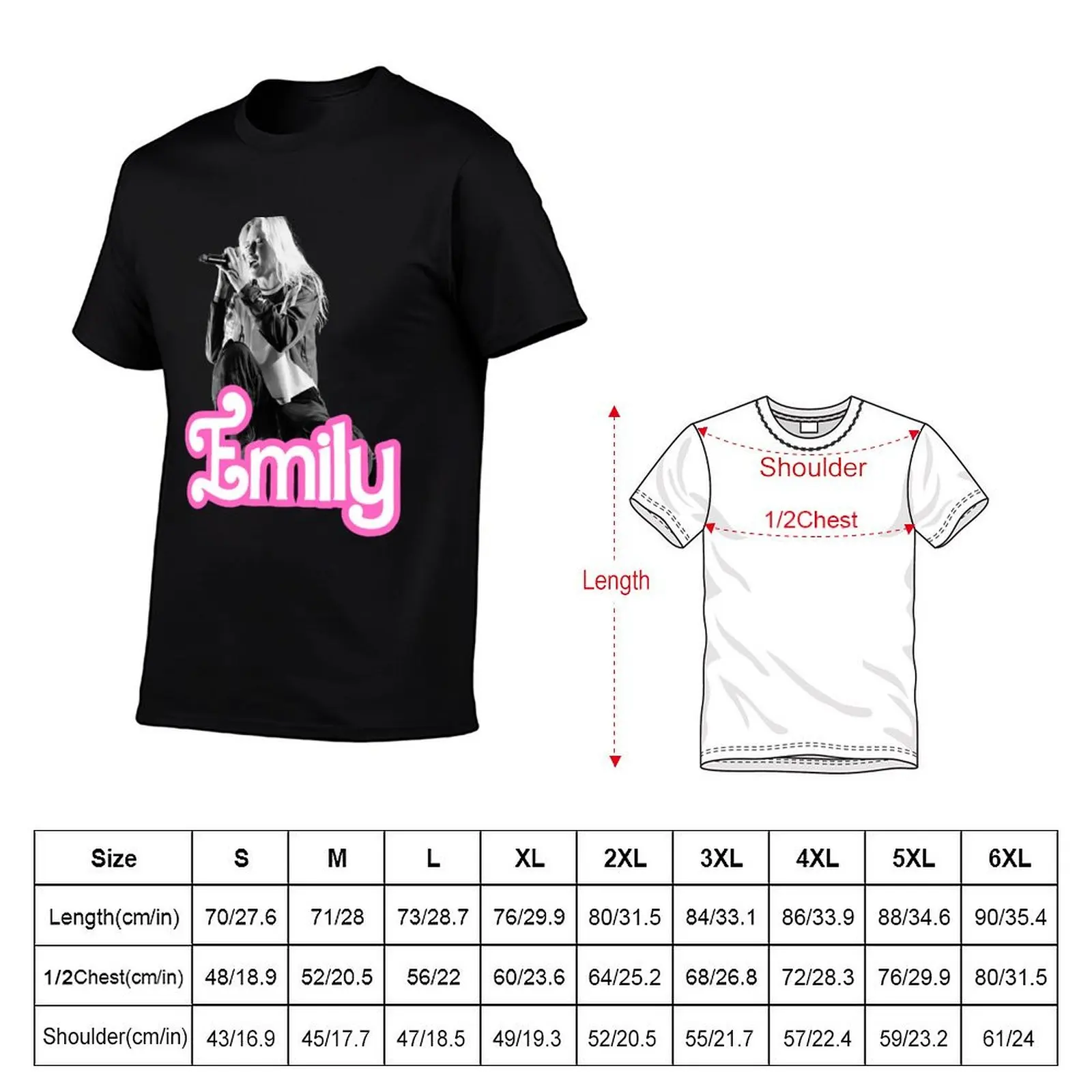 Emily Armstrong T-Shirt t shirt custom print anime tshirt t shirt man cotton T-shirt