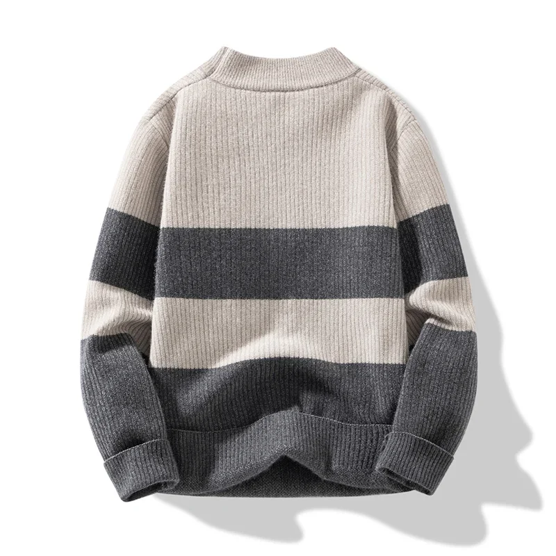 البلوفرات الشارع الشهير ملابس للرجال سترة للرجال الرجال قميص العرق متماسكة ربيع الخريف موضة عادية Hombre الدافئة الصلبة الذكور