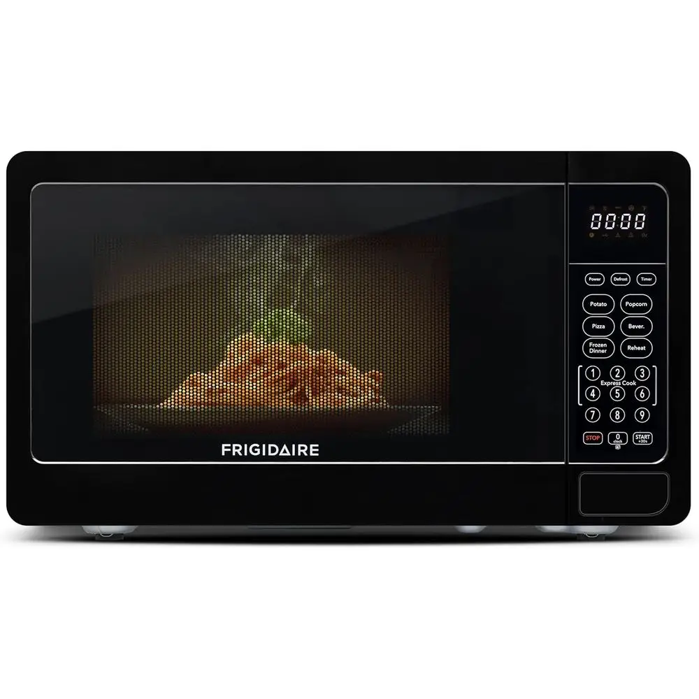 

0.7 Cu. Ft. Compact Microwave Oven, Sleek Black