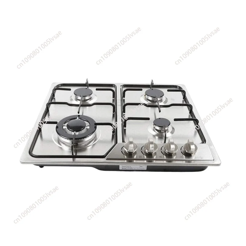 4 Burner Stove Gas Propane Range Tempered Ignition Camping Glass Cooktop